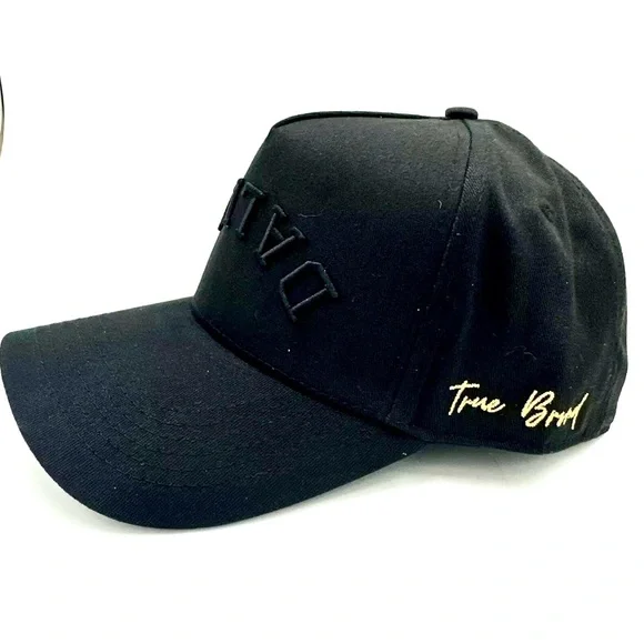 New black on black Dallas Cowboys True Brvnd Black tonal SnapBack hat ball cap - Picture 4 of 8